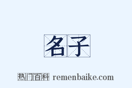 名子是什么意思的图片